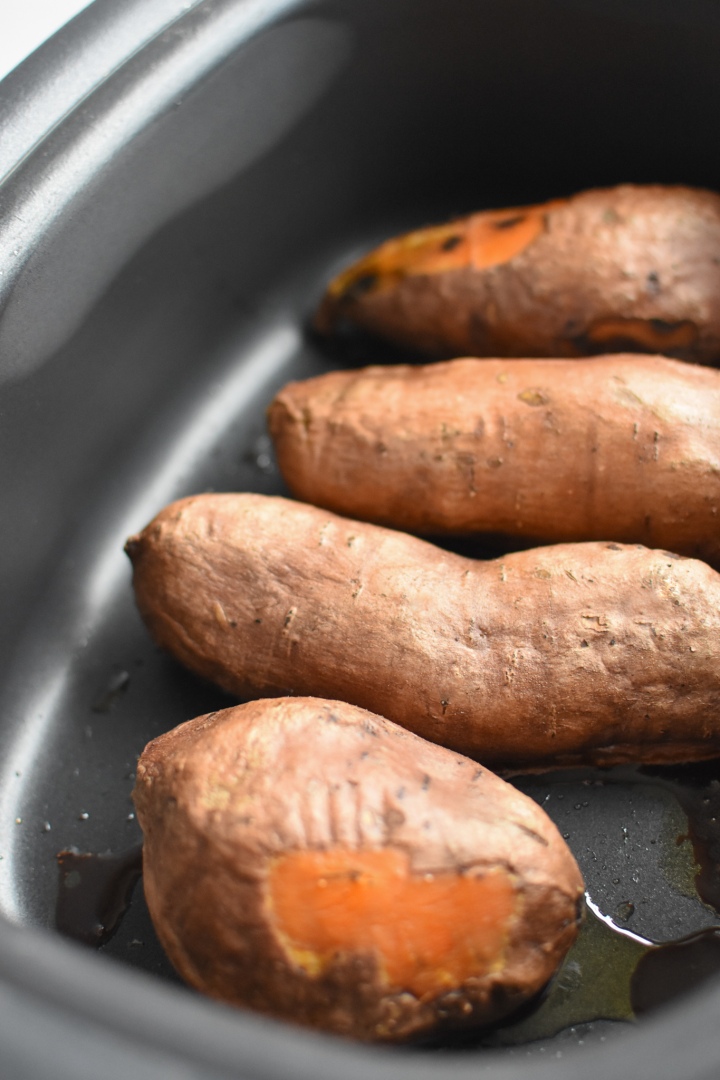 Easy Slow Cooker Sweet Potatoes